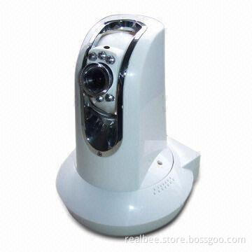 WiFi IP Camera with Free DDNS and Alarm Function, Measuring 110 x 120 x 145mm